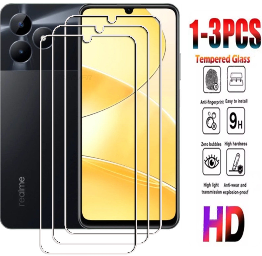 Realme Note 50 - 1-3PCS 9H Gehard Glas Voor Realme