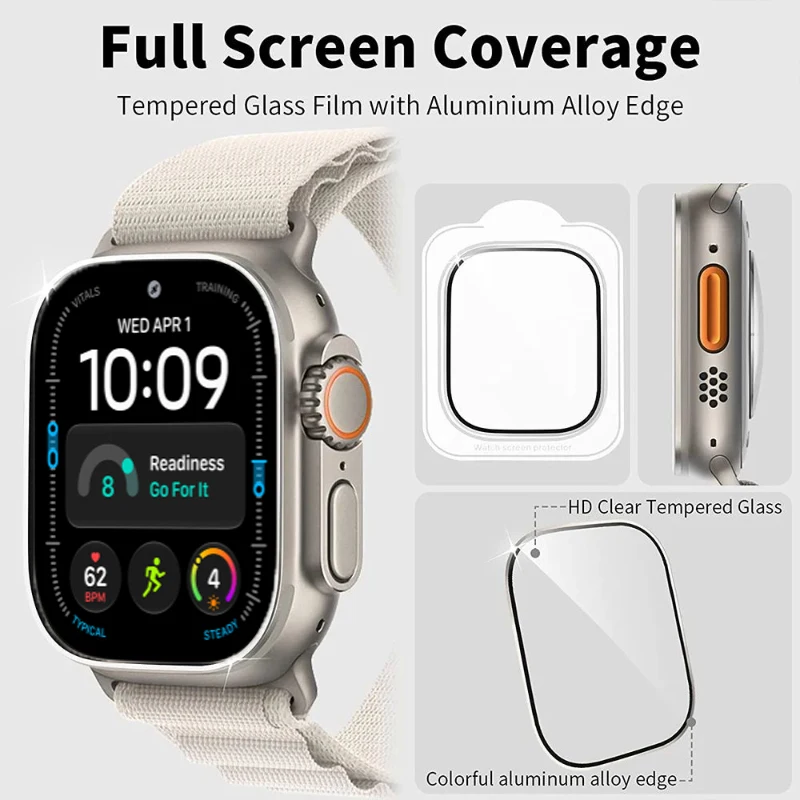 Gehard glazen beschermfolie vo - Smartwatch Watch Accessories For Women recensie en prijs