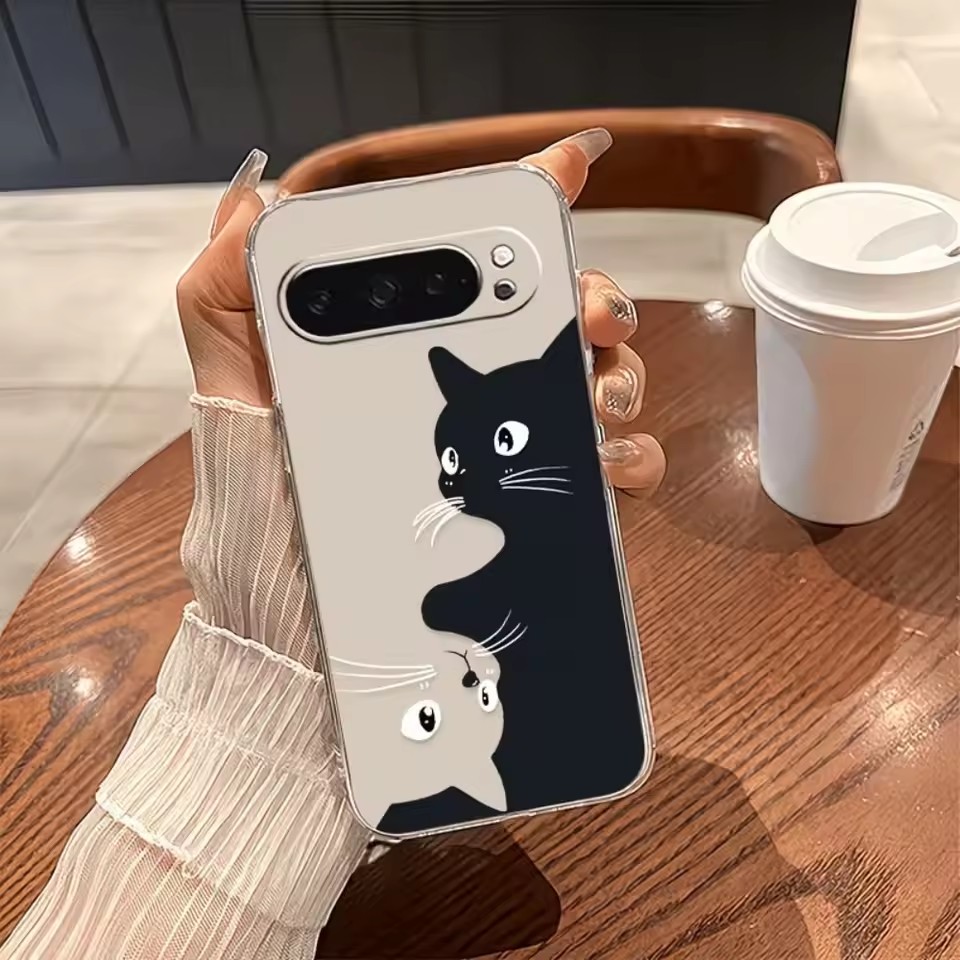 Hot Kawaii Cartoon Zwarte Kat  - Google Pixel 9 recensie en prijs