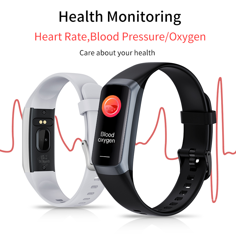 LUIK 1,1 inch Amoled hartslagm - Android Smartwatch Accessories recensie en prijs