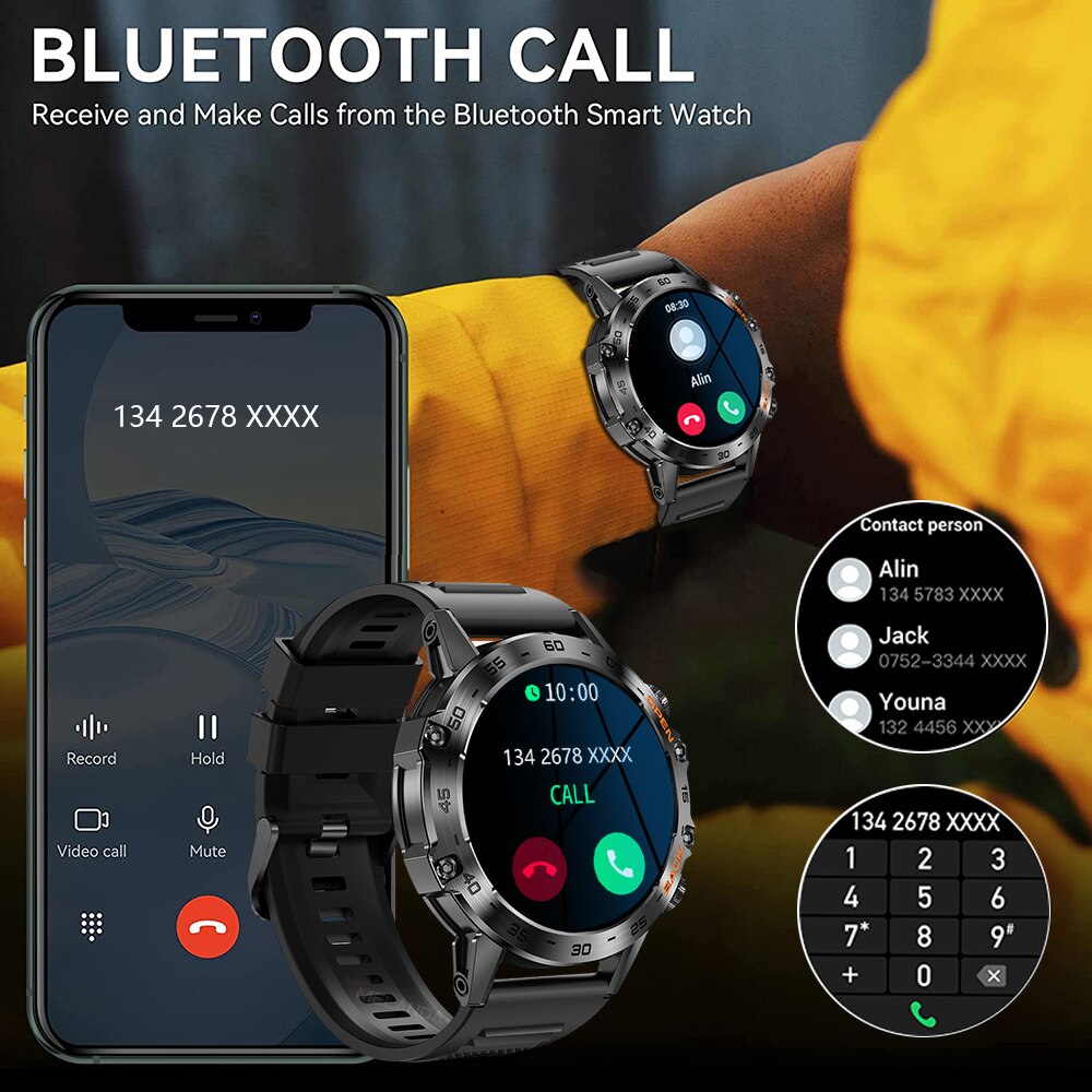 MEVADEN Steel 1.39 inch Heren  - Smartwatch Store recensie en prijs
